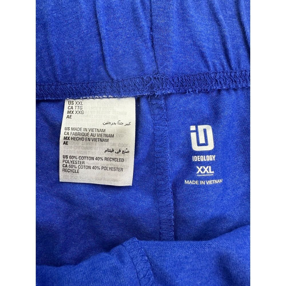 Ideology Shorts Women's XXL Casual Drawstring Cotton Lounge Blue NEW - Picture 5 of 8